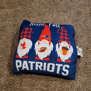Hello Fall New England Patriots Throw Pillow